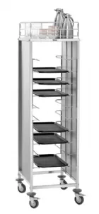 Chariot de transport en inox  GN1/1   10 niveaux  BARTSCHER AGN1000-1/1